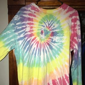 Ivory Ella tye-dye long sleeve tee